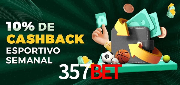 10% de bônus de cashback na 357bet