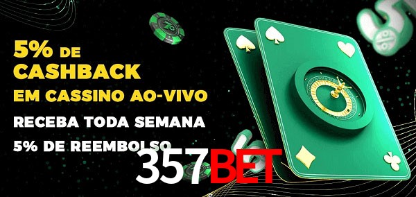 Promoções do cassino ao Vivo 357bet